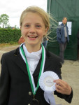 Fleur helemaal blij met 3e plek