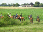 Samen op buitenrit
